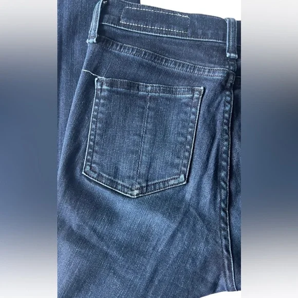 Rag & Bone 10 Inch Skinny Jeans Dark Wash Stretch Size 24 MSRP $195 - Picture 3 of 15